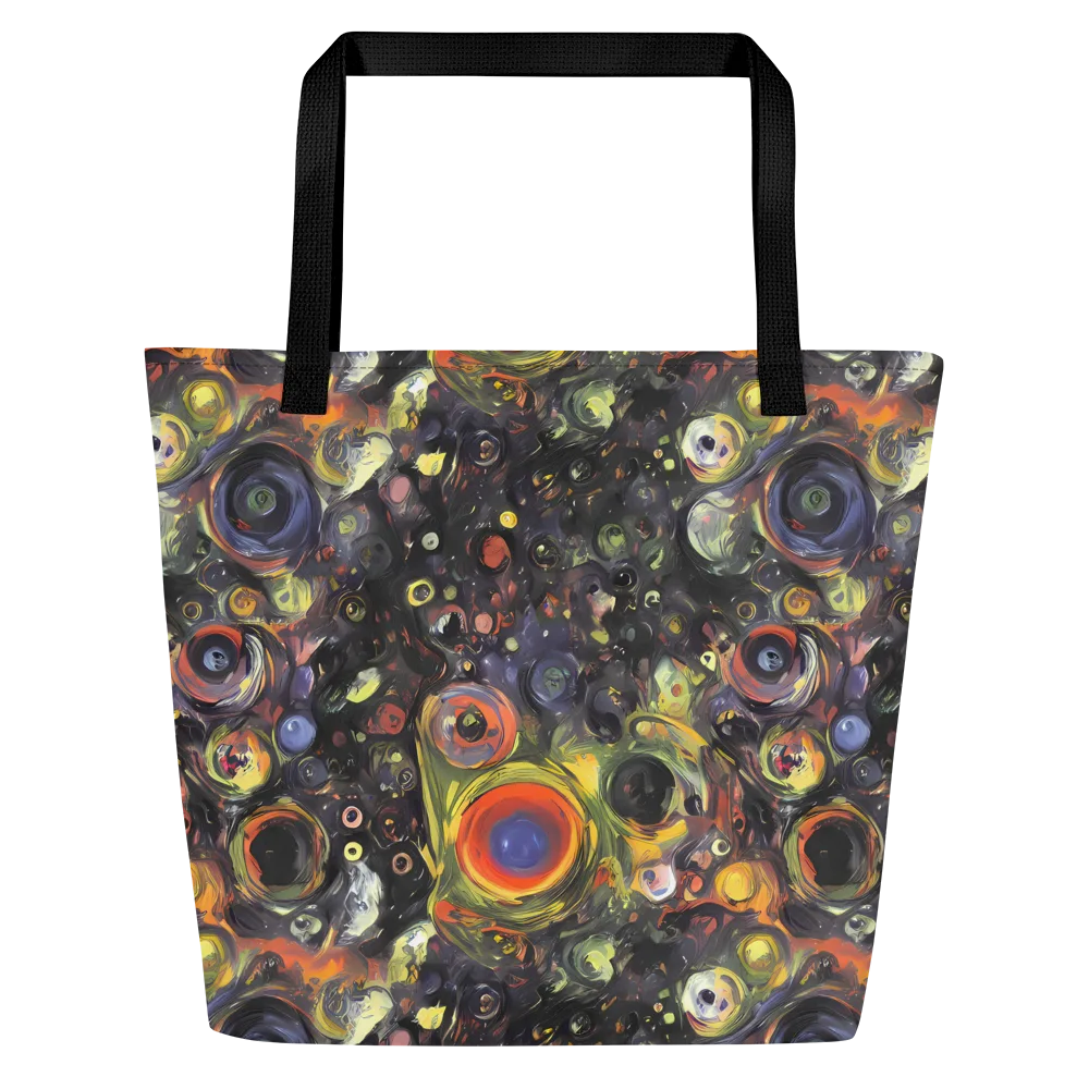 Stellar Spin on Large Tote Bag W/ Pocket — Front
