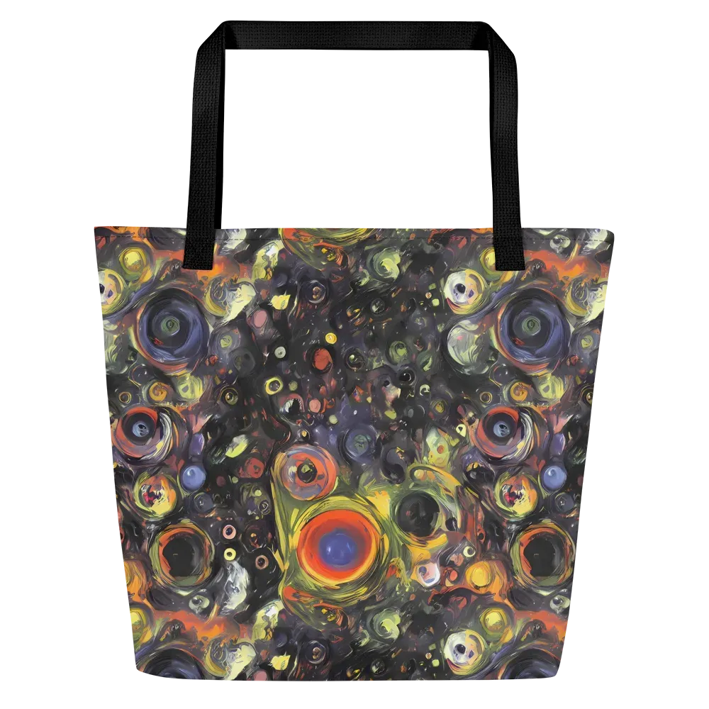 Stellar Spin on Large Tote Bag W/ Pocket — Front