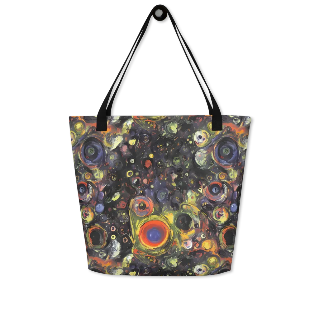Stellar Spin on Large Tote Bag W/ Pocket — Front