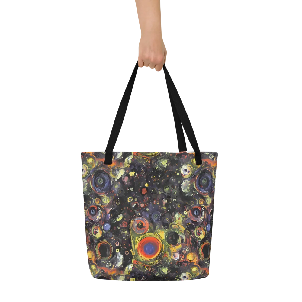 Stellar Spin on Large Tote Bag W/ Pocket — Front