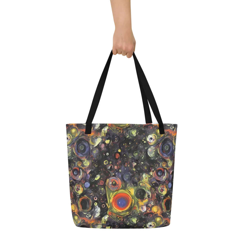 Stellar Spin on Large Tote Bag W/ Pocket — Front