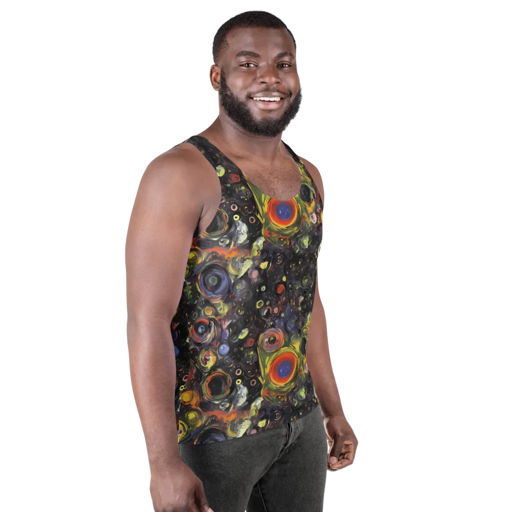 Stellar Spin on Men's Tank Top — Right Front
