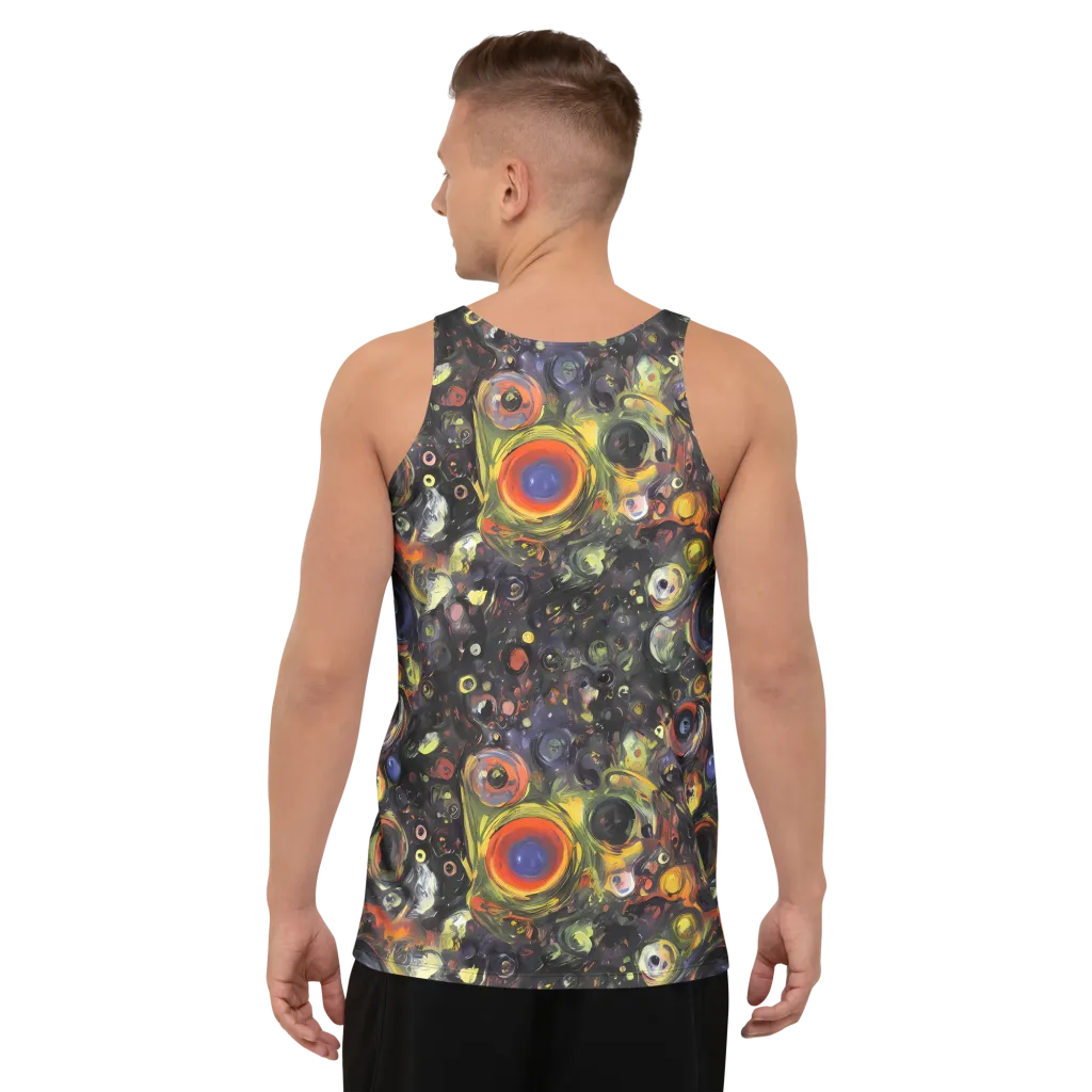 Stellar Spin on Men's Tank Top — Back