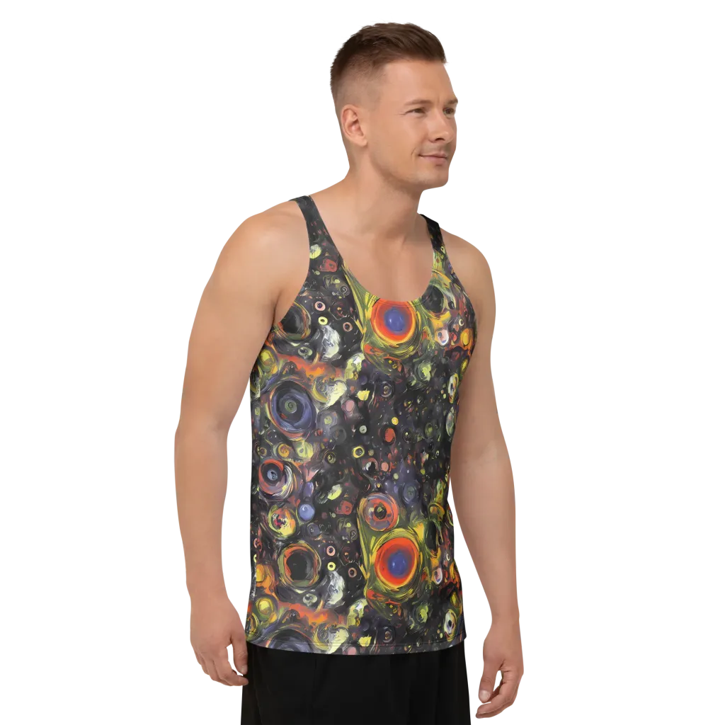 Stellar Spin on Men's Tank Top — Right Front