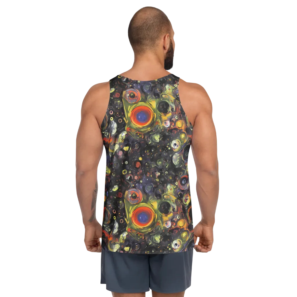 Stellar Spin on Men's Tank Top — Back