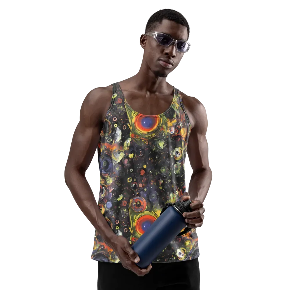 Stellar Spin on Men's Tank Top — Front