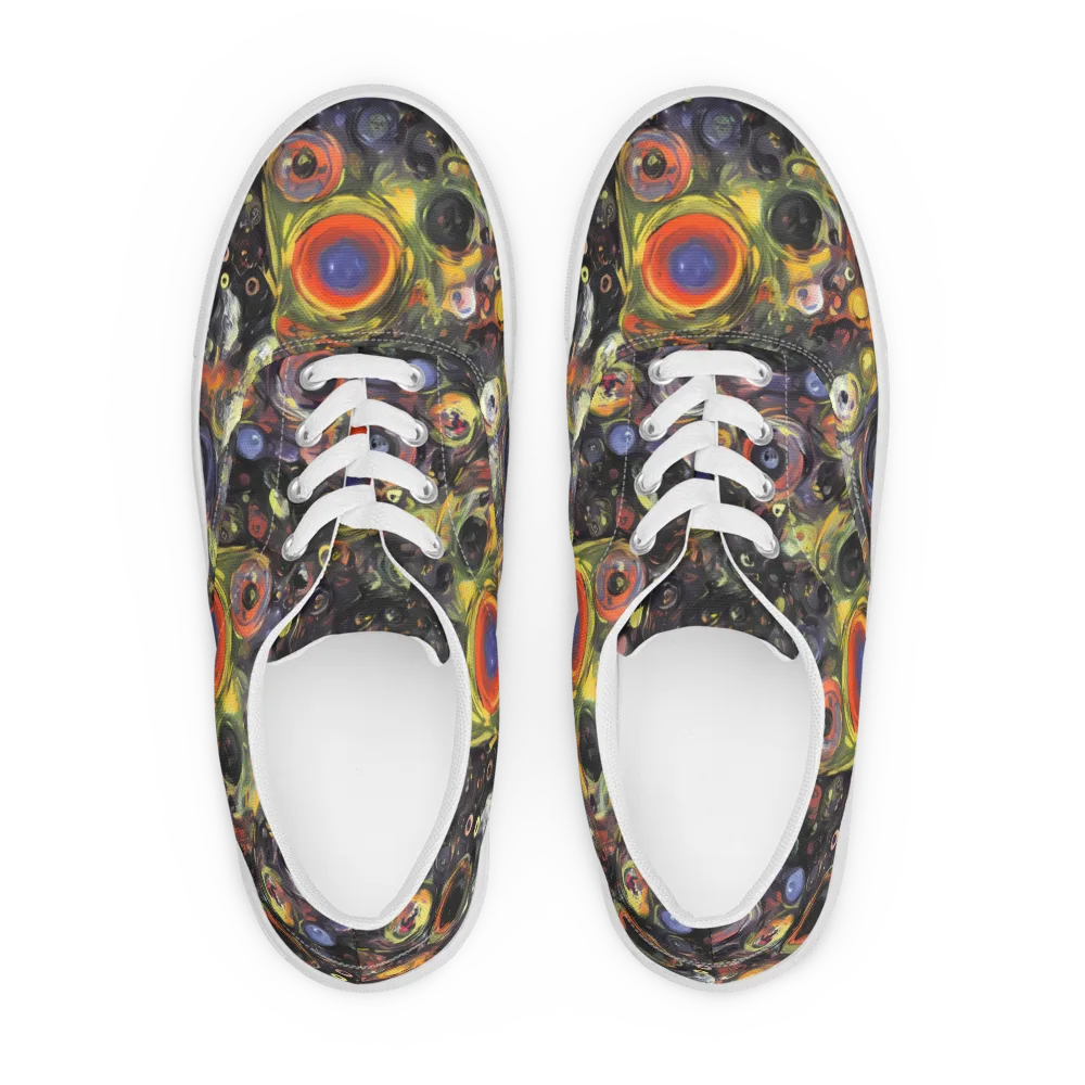 Stellar Spin on Men's Lace-Up Canvas Shoes — Front