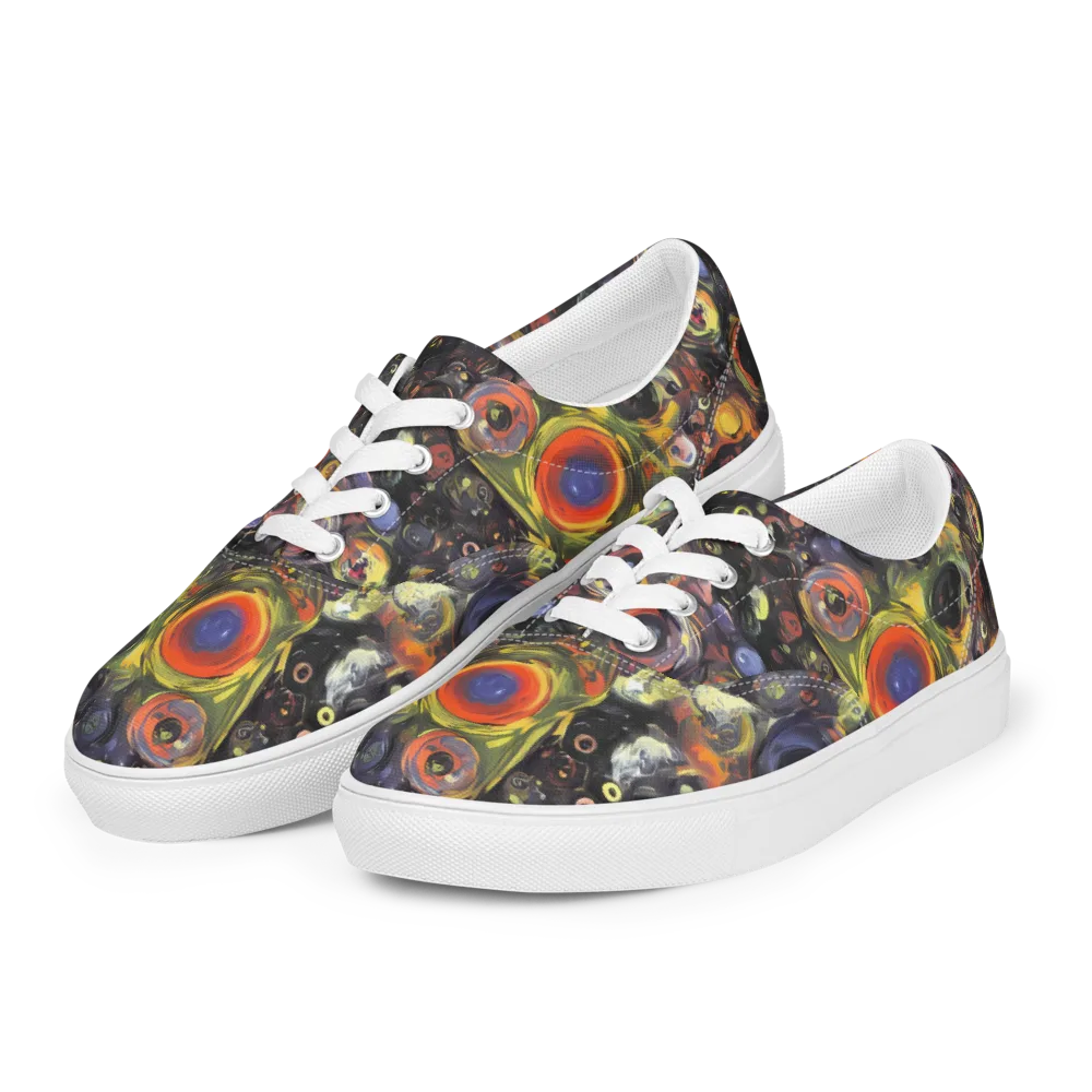 Stellar Spin on Men's Lace-Up Canvas Shoes — Left Front