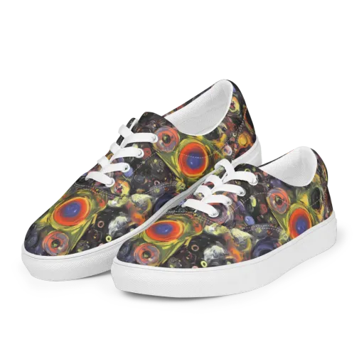 Stellar Spin on a Men's Lace-Up Canvas Shoes
