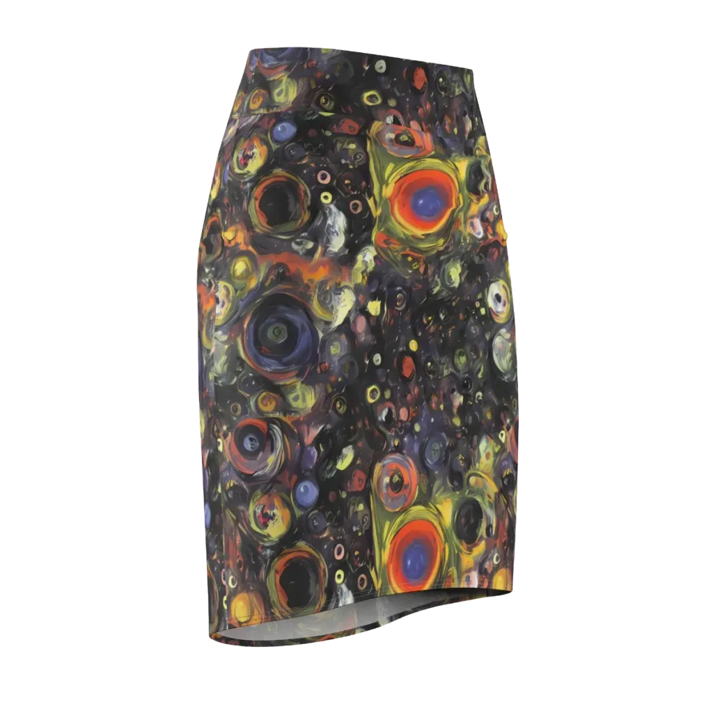 Stellar Spin on Pencil Skirt — Front Side