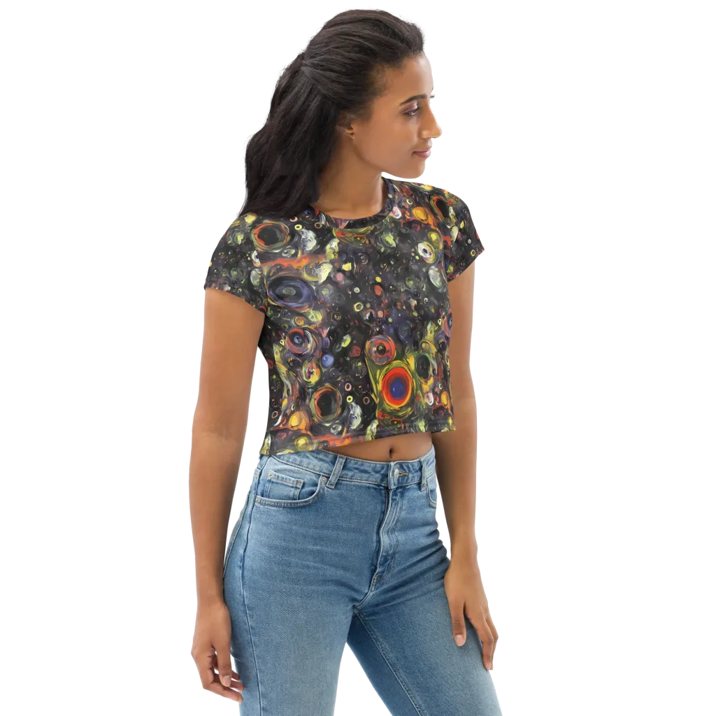 Stellar Spin on Crop Tee — Right Front