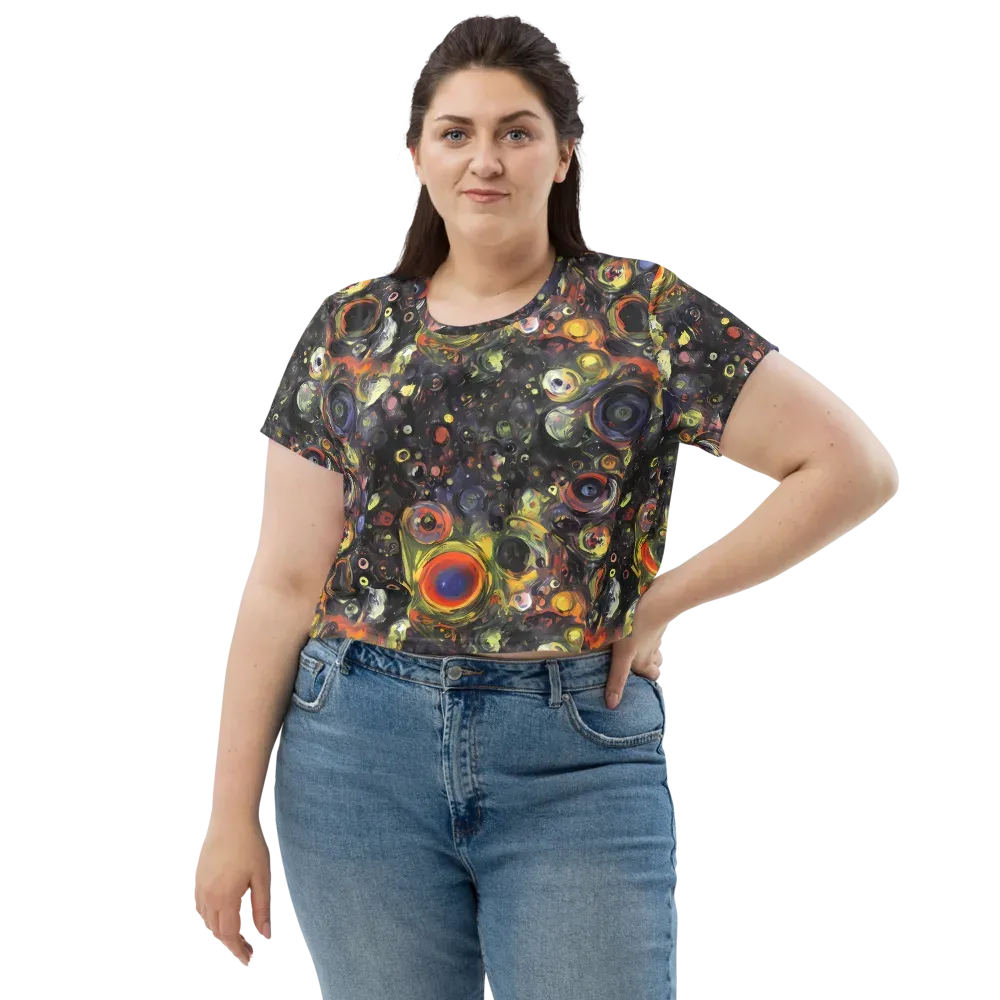 Stellar Spin on Crop Tee — Front