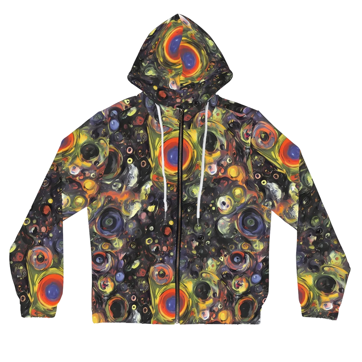 Stellar Spin on Women's Full-Zip Hoodie — Front
