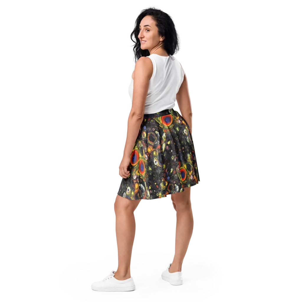 Stellar Spin on Skater Skirt — Back