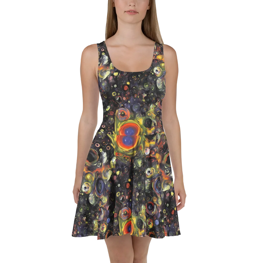 Stellar Spin on Skater Dress — Front