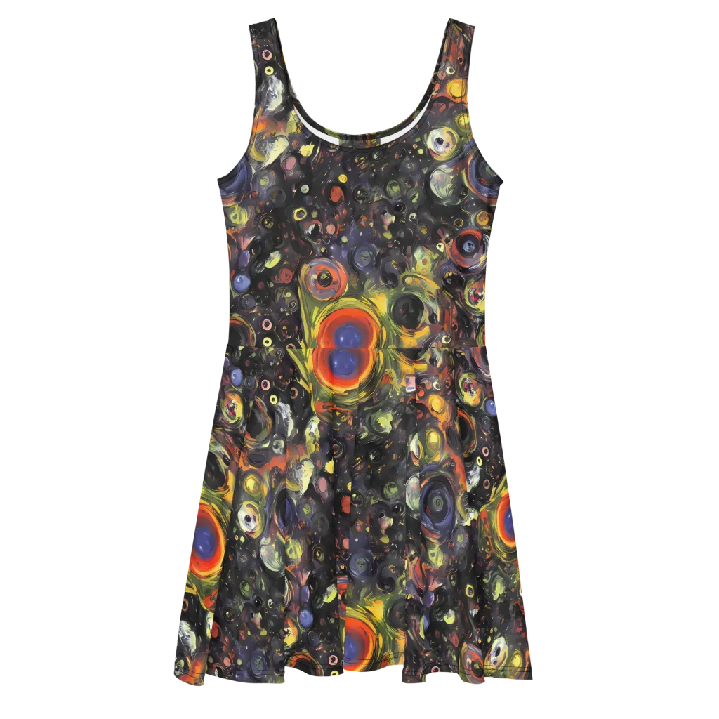 Stellar Spin on Skater Dress — Front