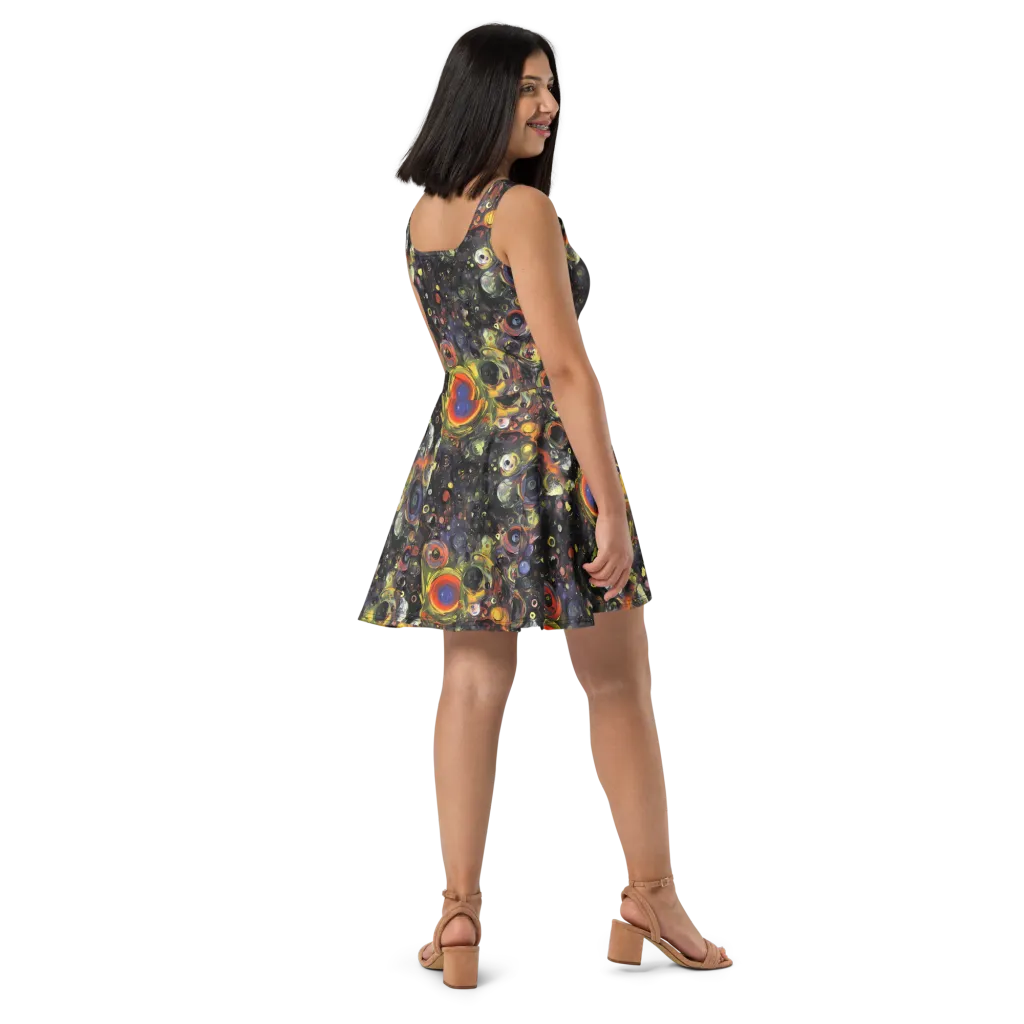 Stellar Spin on Skater Dress — Right