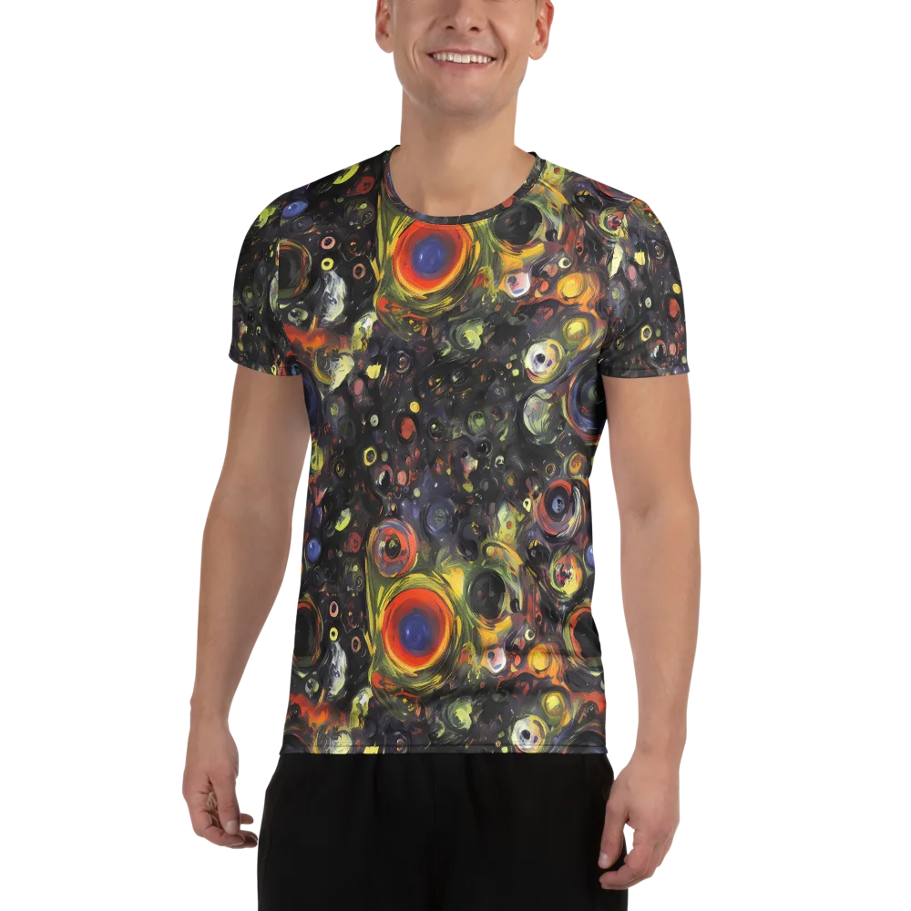 Stellar Spin on Men's Athletic T-Shirt — Front
