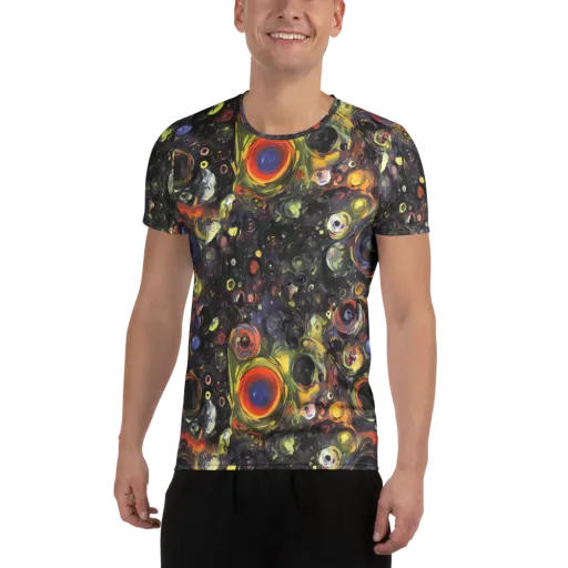 Stellar Spin on a Men's Athletic T-Shirt