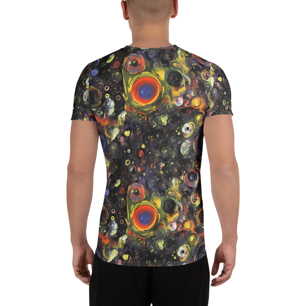 Stellar Spin on Men's Athletic T-Shirt — Back