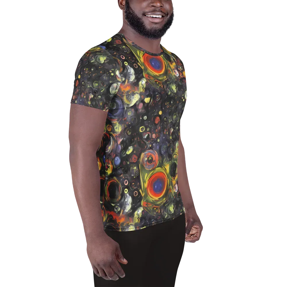 Stellar Spin on Men's Athletic T-Shirt — Right