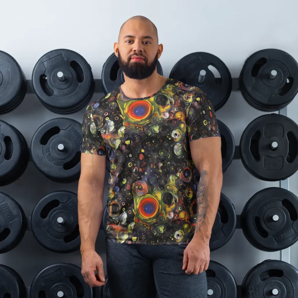 Stellar Spin on Men's Athletic T-Shirt — Front