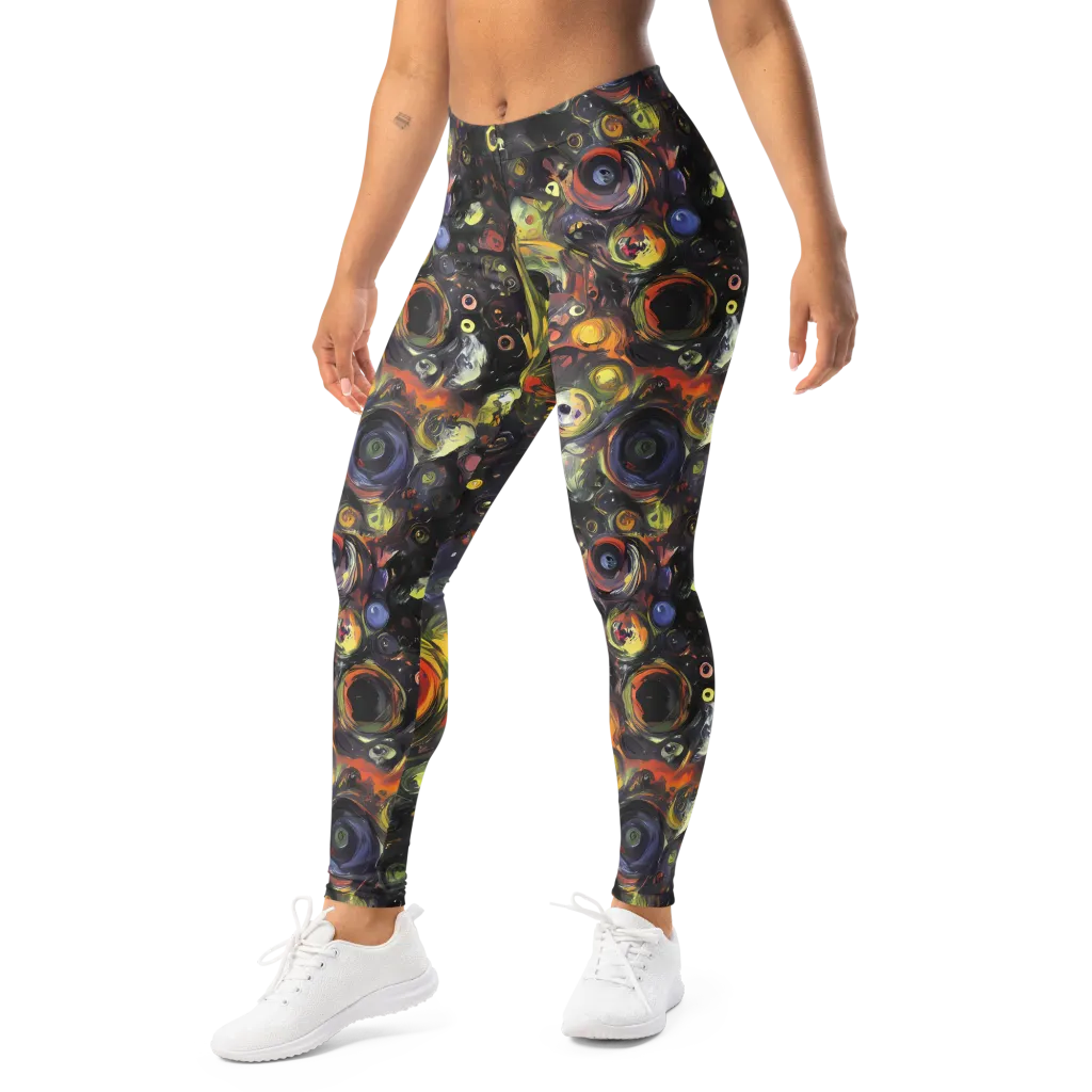 Stellar Spin on Leggings — Left Front