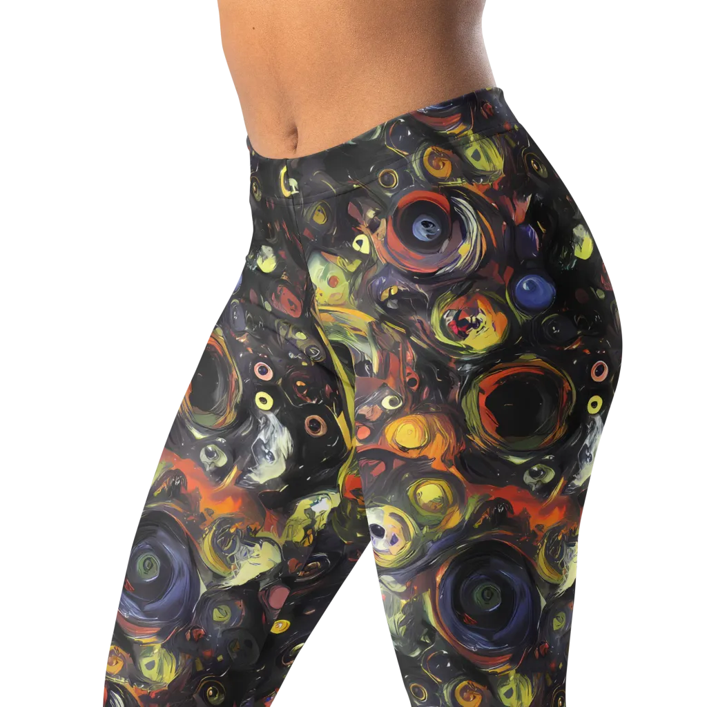 Stellar Spin on Leggings — Left Front