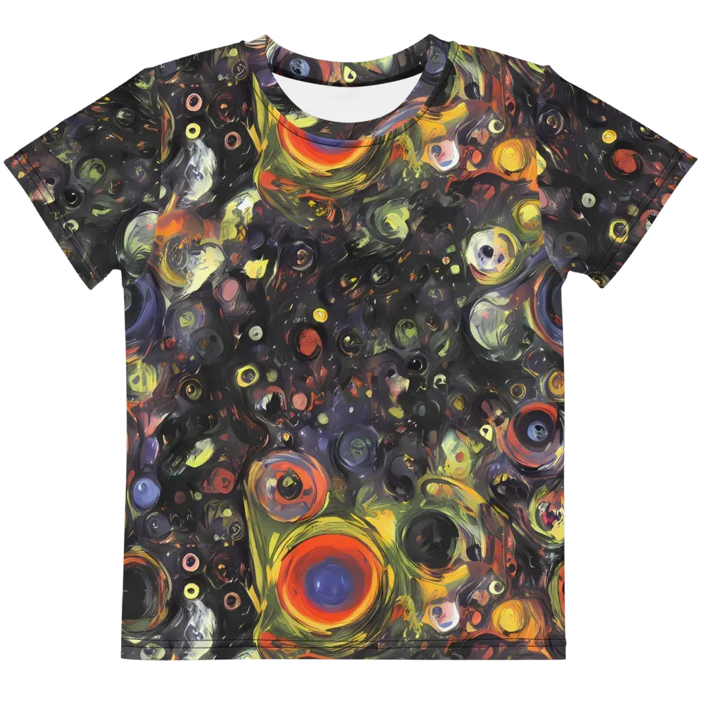Stellar Spin on Kids Crew Neck T-Shirt — Front