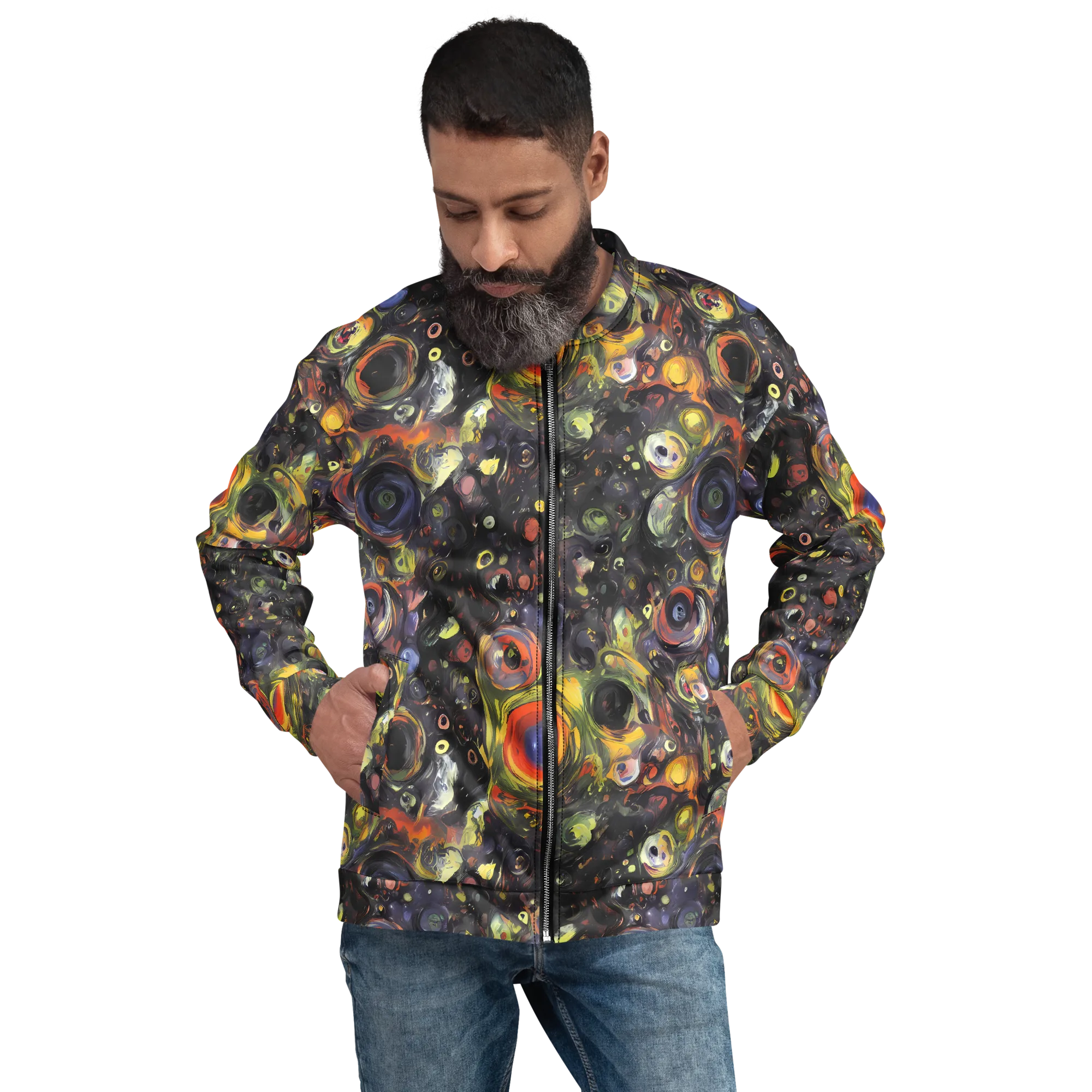 Stellar Spin on Bomber Jacket — Front