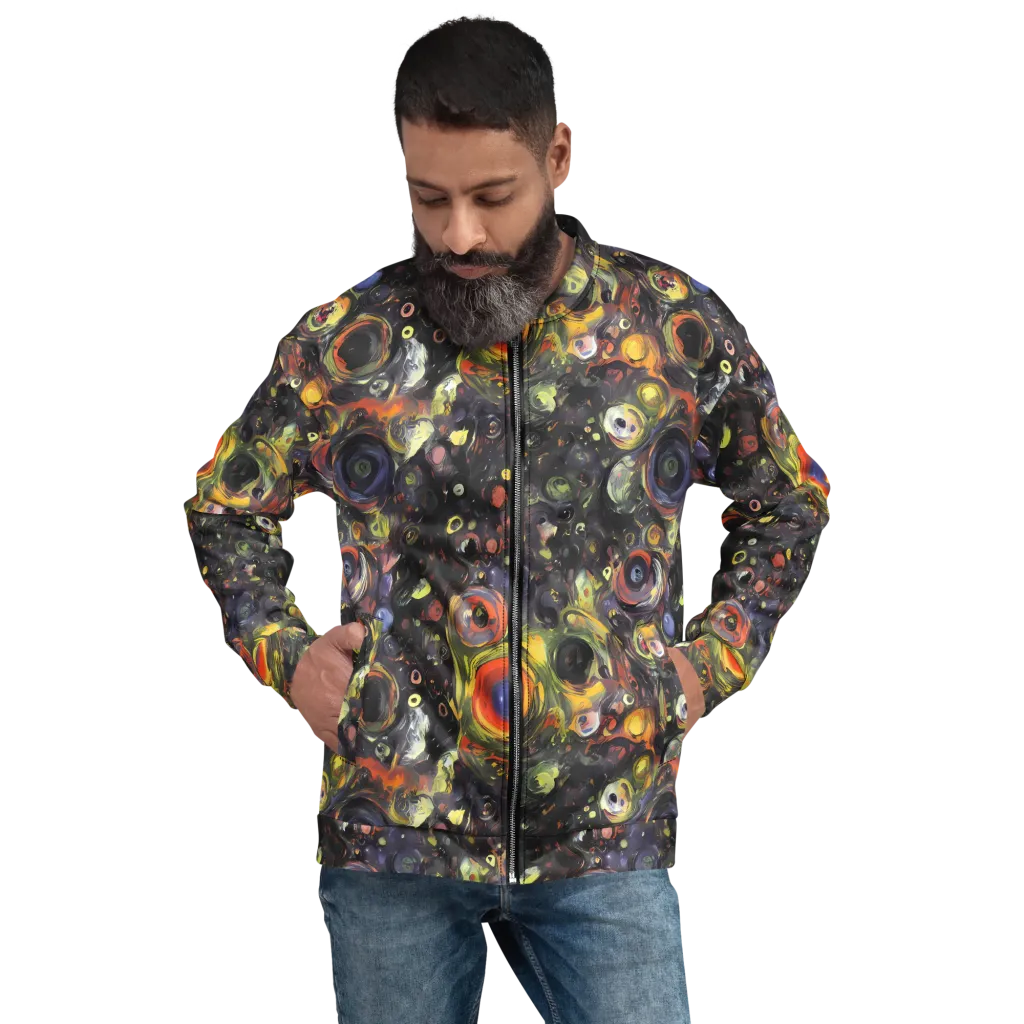 Stellar Spin on Bomber Jacket — Front