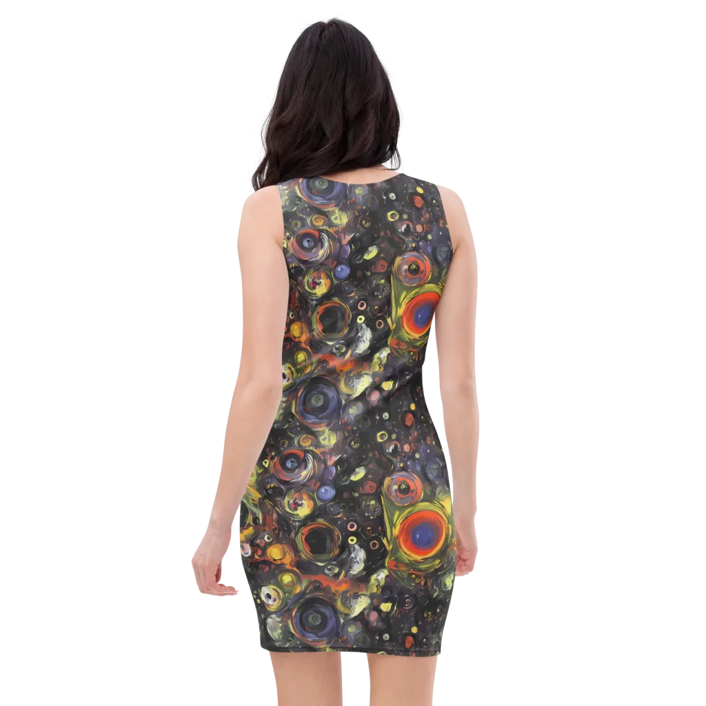 Stellar Spin on Bodycon Dress — Back