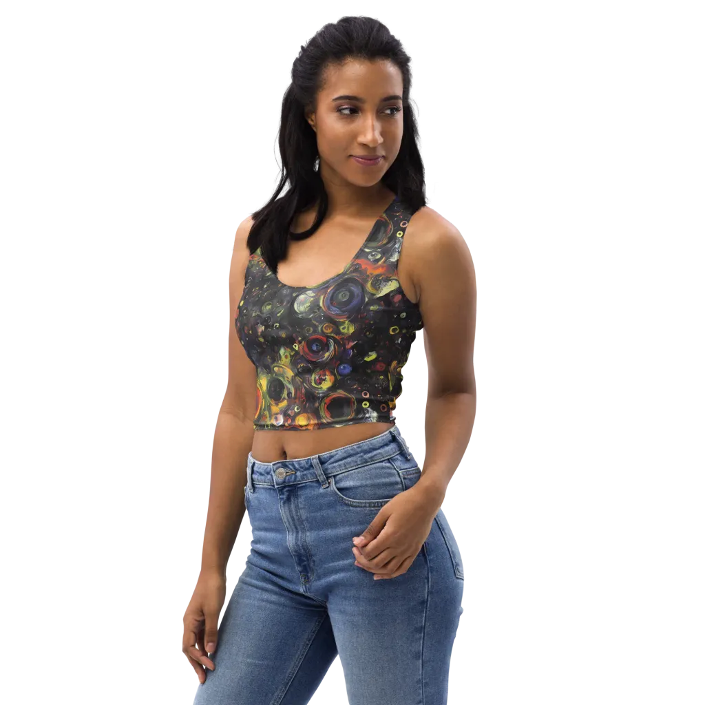 Stellar Spin on Crop Top — Left Front