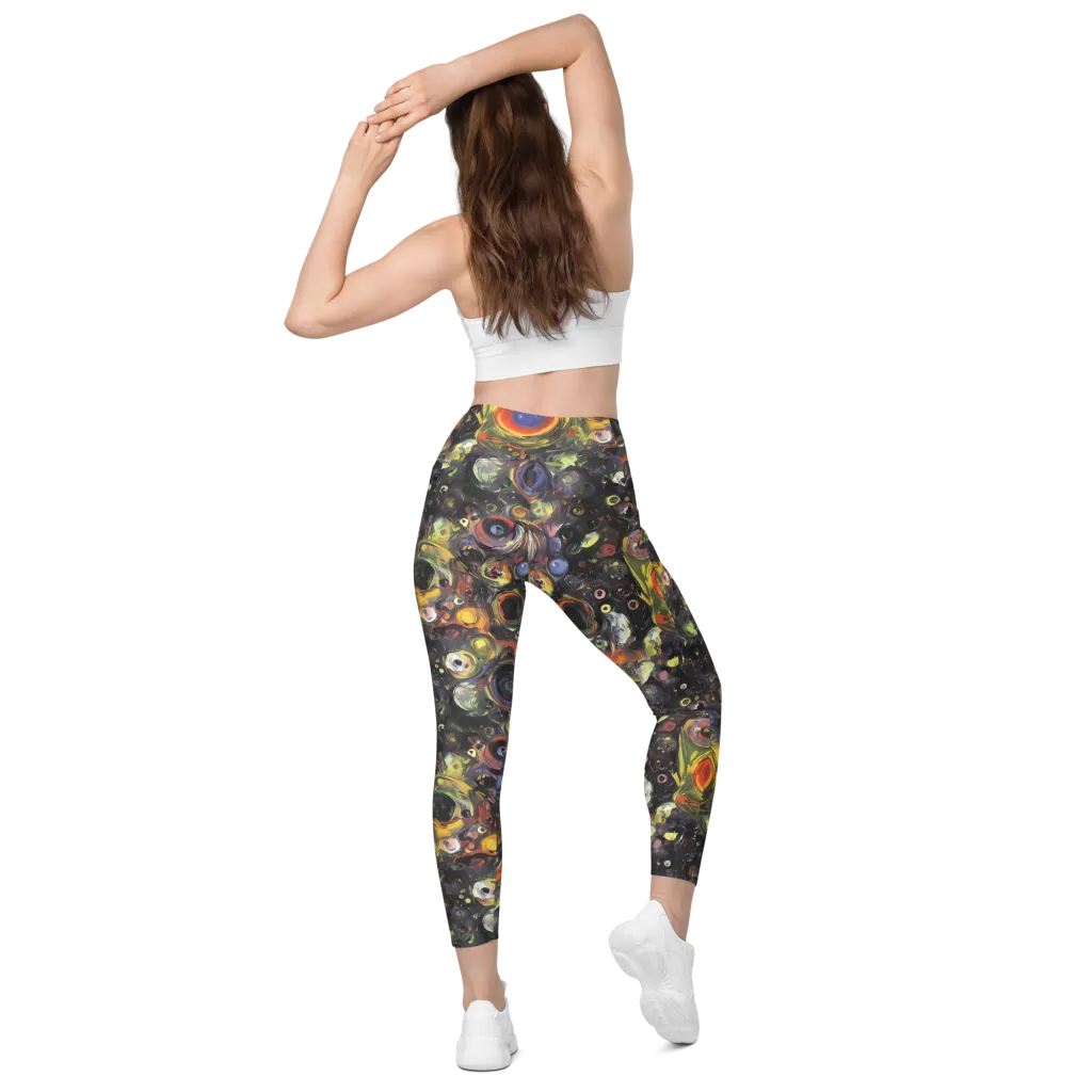 Stellar Spin on Leggings with Pockets — Back