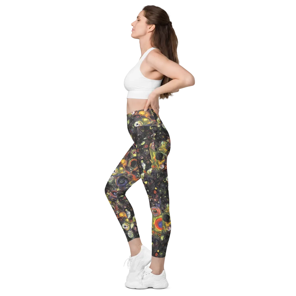 Stellar Spin on Leggings with Pockets — Left