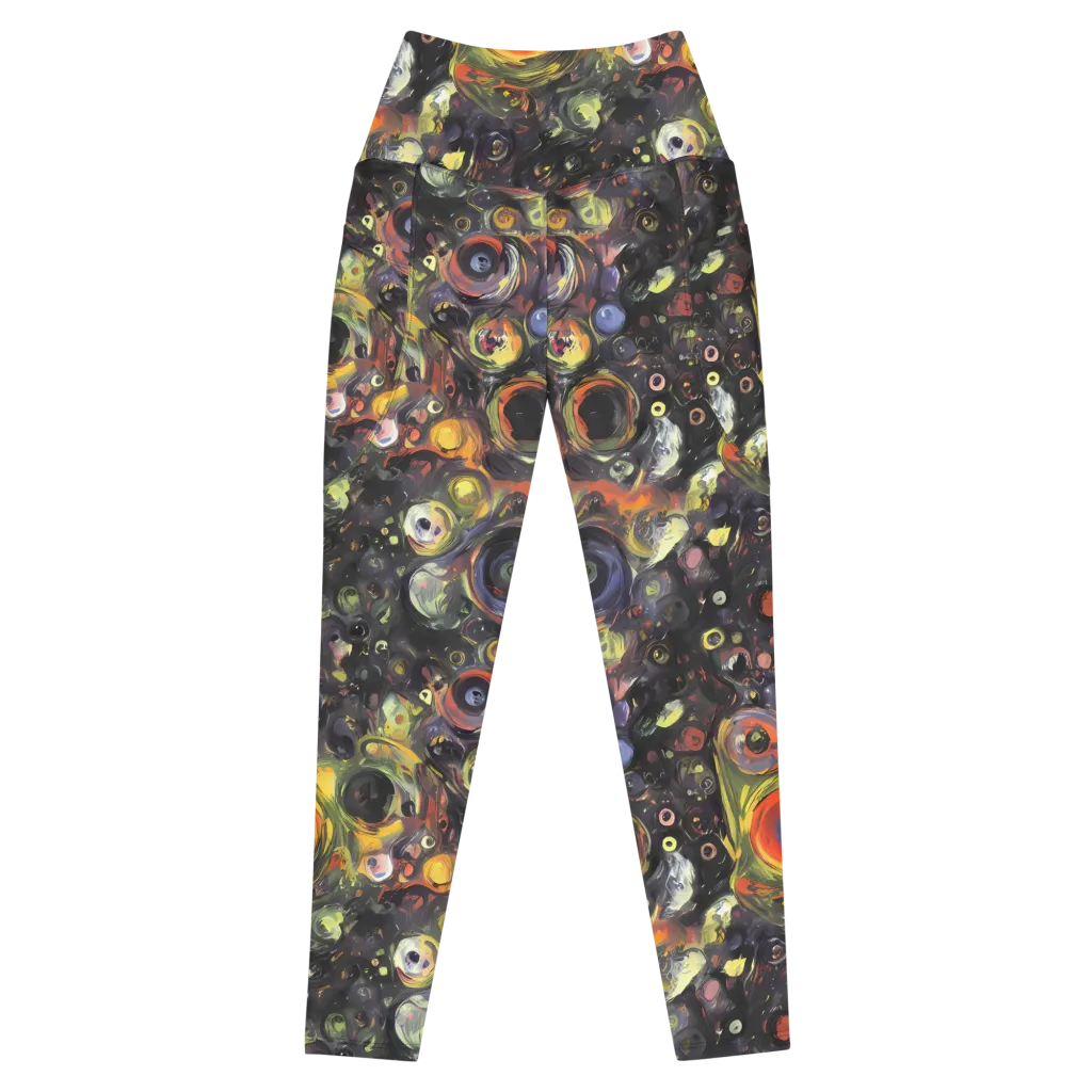 Stellar Spin on Leggings with Pockets — Front