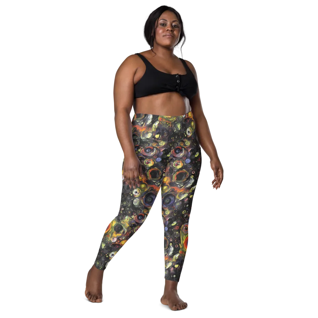 Stellar Spin on Leggings with Pockets — Front