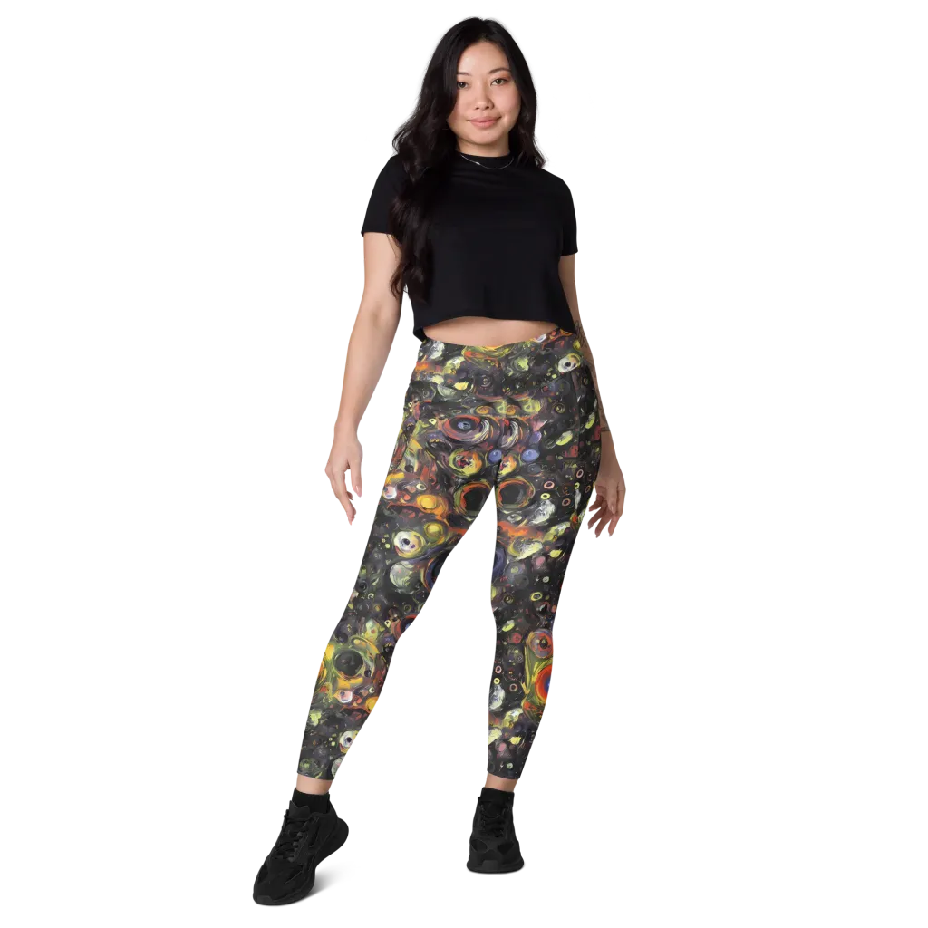 Stellar Spin on Leggings with Pockets — Front