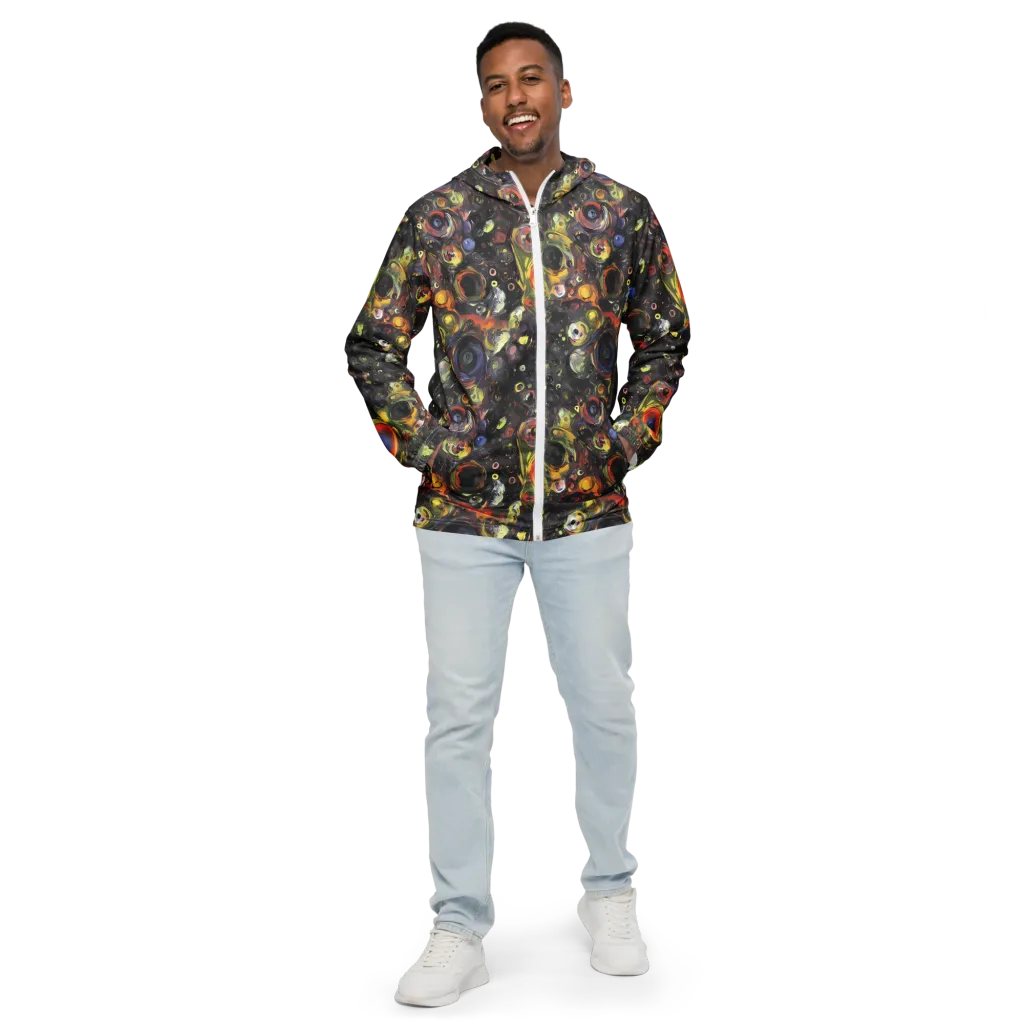 Stellar Spin on Men's Windbreaker — Front