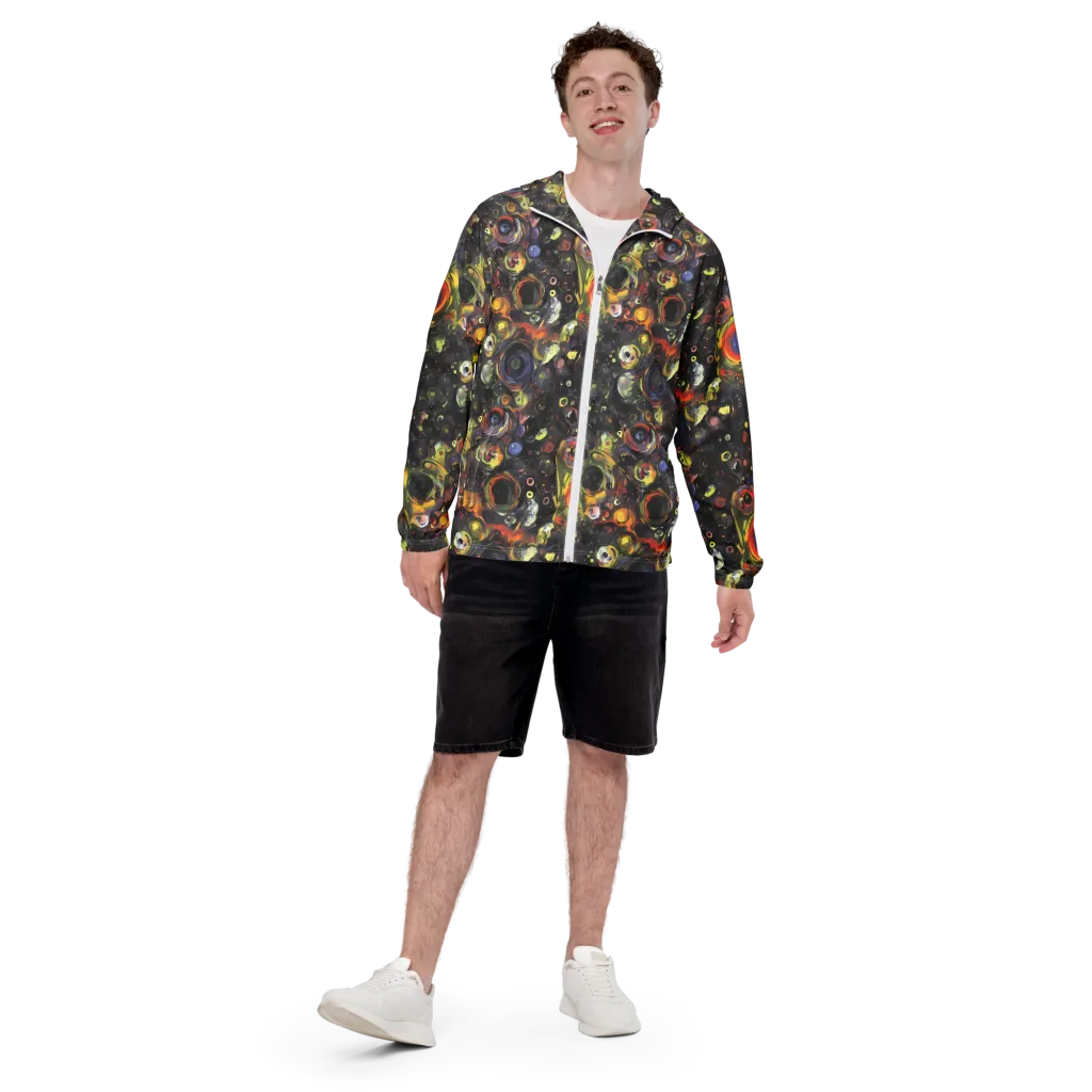 Stellar Spin on Men's Windbreaker — Front