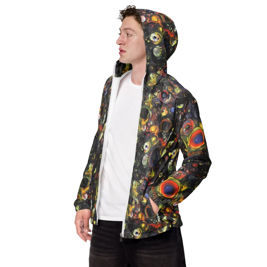 Stellar Spin on Men's Windbreaker — Left Front