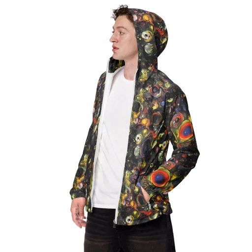 Stellar Spin on a Men's Windbreaker