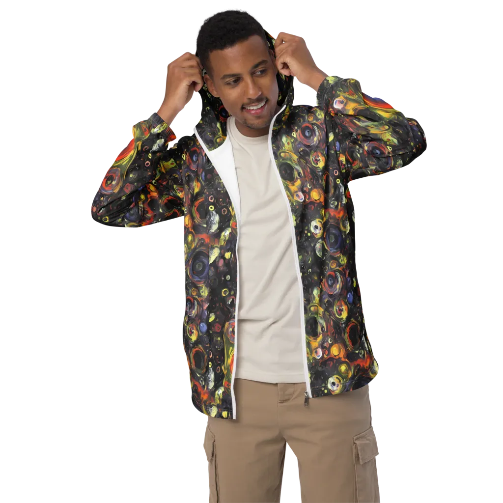 Stellar Spin on Men's Windbreaker — Front