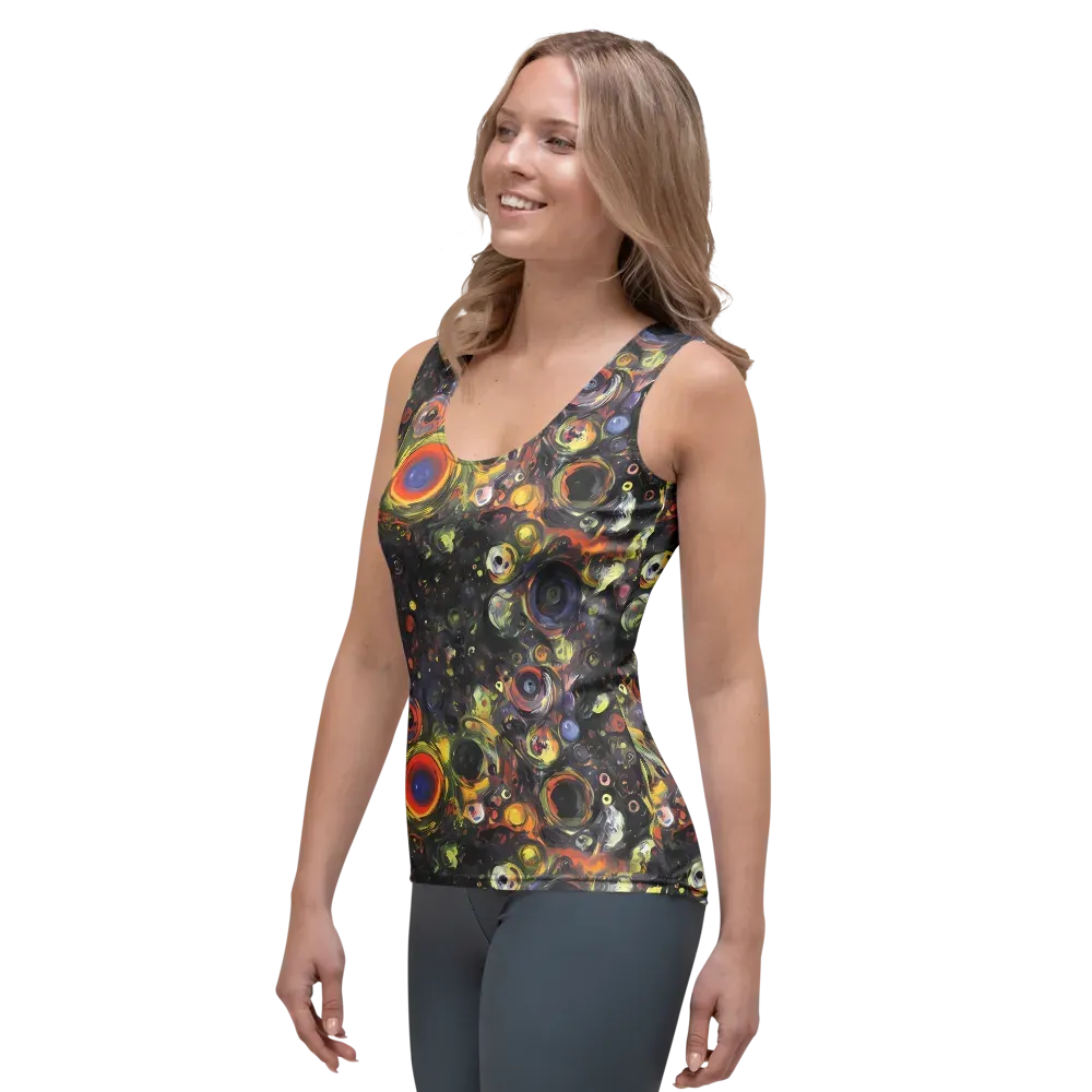 Stellar Spin on Women's Tank Top — Left Front