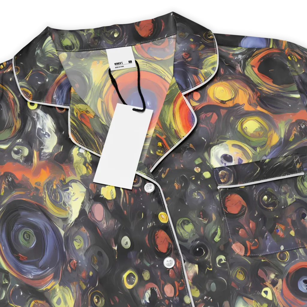 Stellar Spin on Women's Short Sleeve Pajama Top — Product details