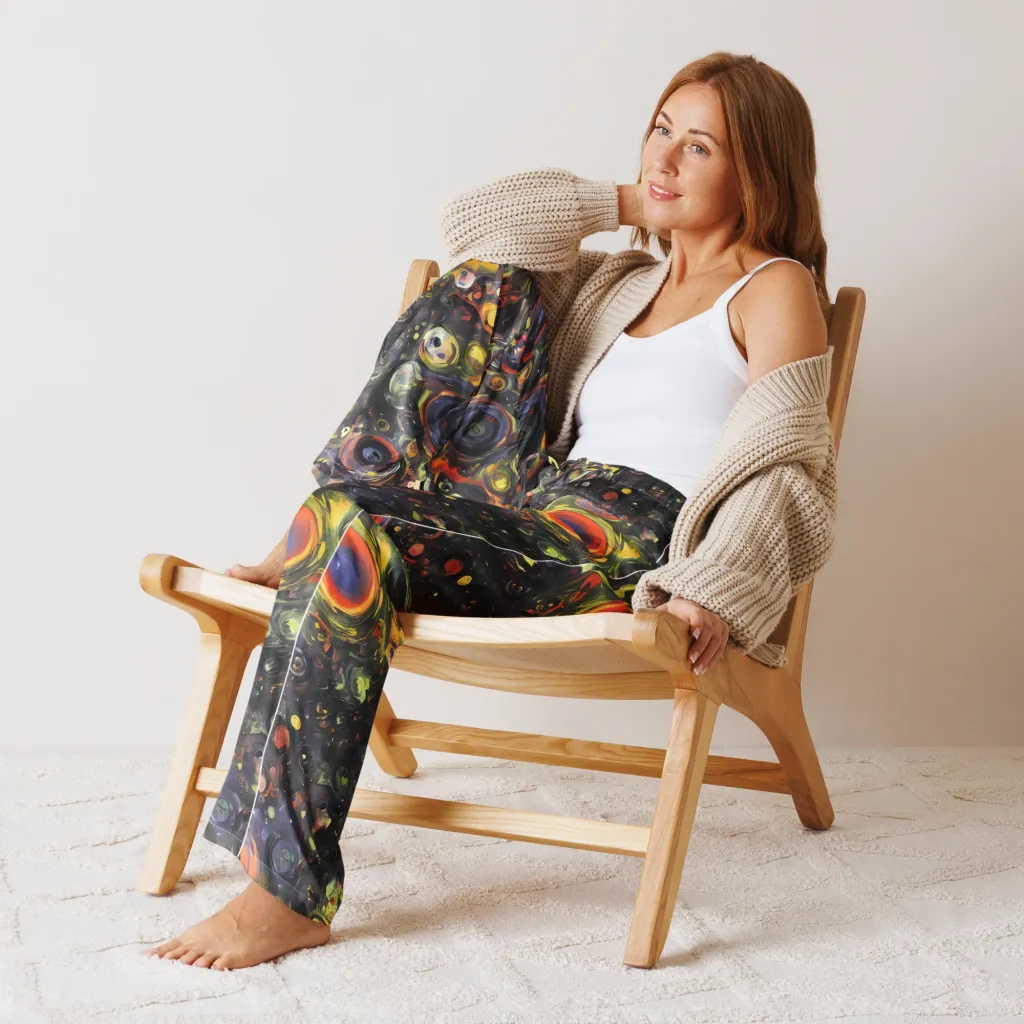 Stellar Spin on Women's Pajama Pants — Front