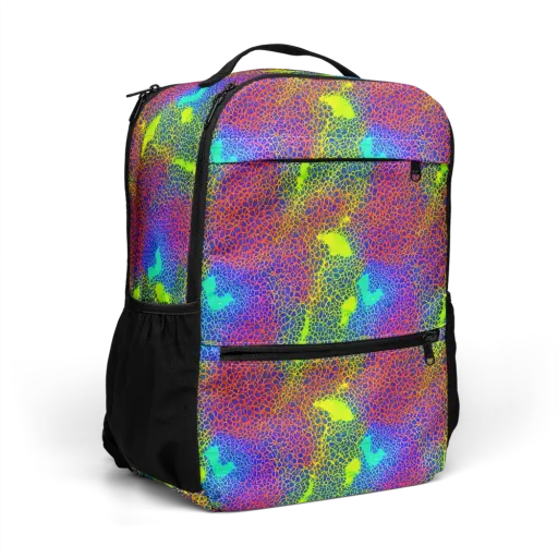 Prismatic Web on a Utility Backpack