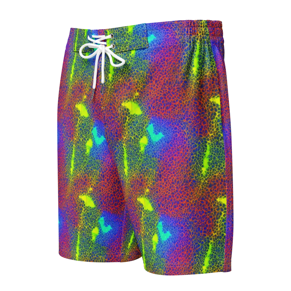 Prismatic Web on Men's Board Shorts — Front
