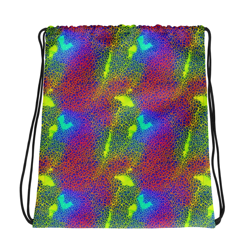Prismatic Web on Drawstring Bag — Photo