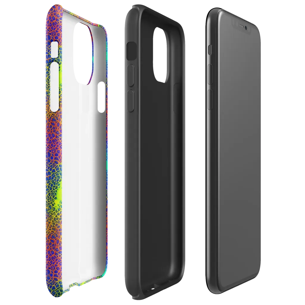 Prismatic Web on Tough Case for iPhone® — Right